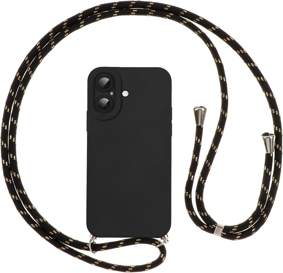 Vauki Protective Case for 16 Plus with Strap, Silicone Protective Case with Strap, Necklace, Shoulder Strap - ShopVlot
