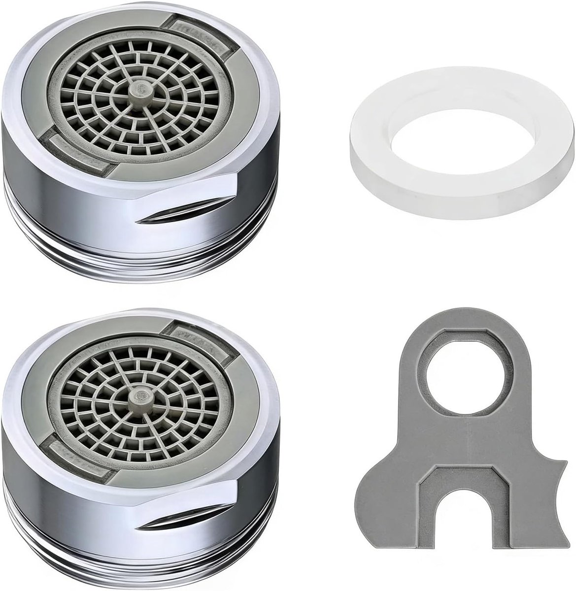 2 x M24 aerator made of brass – for taps and jet regulators, water tap filter and sieve insert - ShopVlot