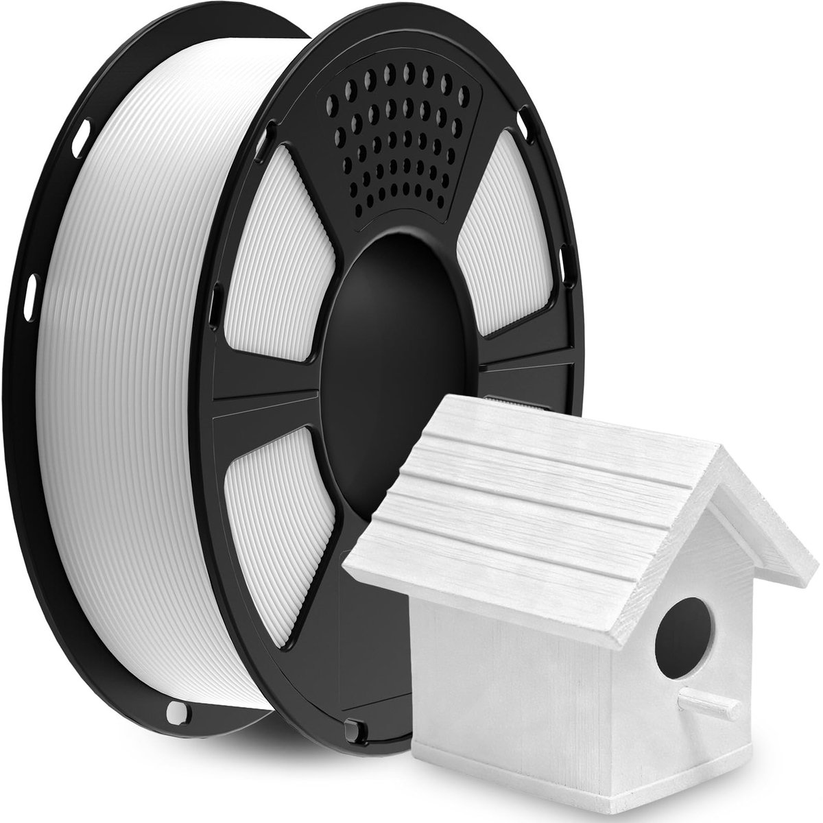Solidchoice - ASA Filament voor 3D Printer, Weerbestendig en Hittebestendig, 1.75 mm, 1 kg Wit