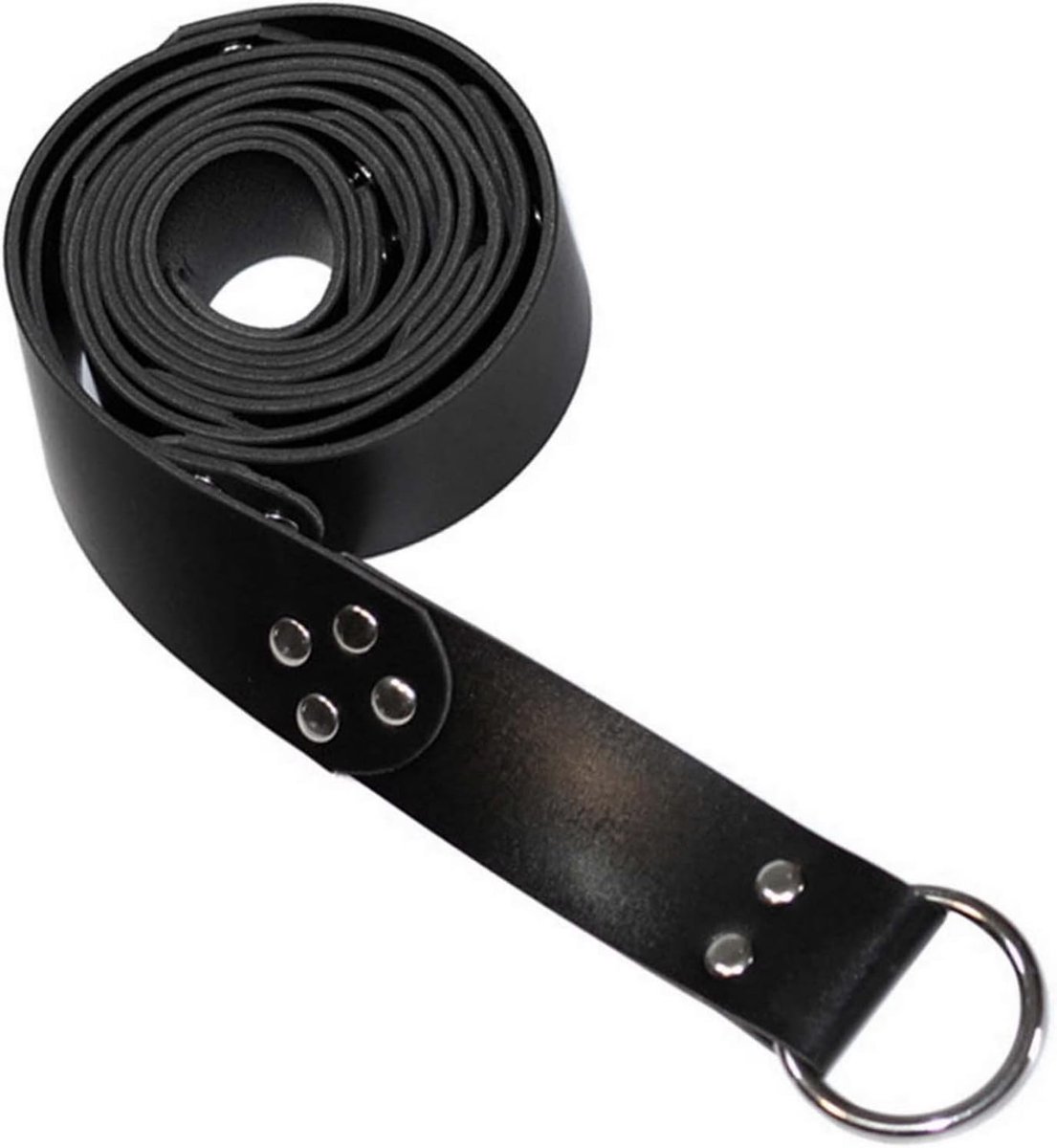 Ringenriem PU leer - Middeleeuwse stijl - Met klinknagels - Perfect voor reenactment - ShopVlot
