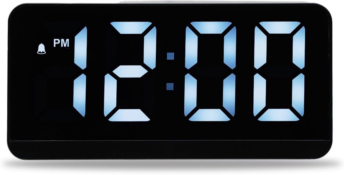 Digitale wekker - zwart - helder LED-display - automatische nachtmodus - voor kinderen en volwassenen - ShopVlot