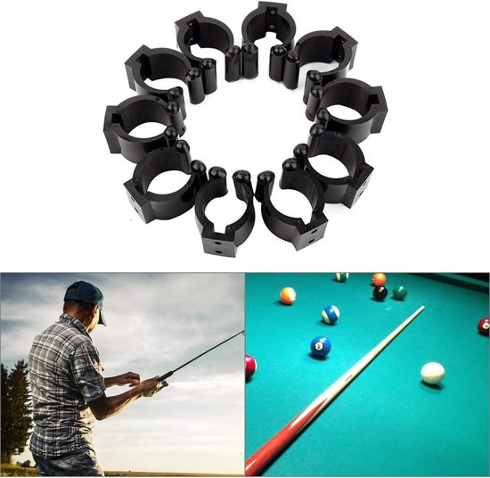 Plastic Pool Cue Clip Houder 10 stks - Accessoire voor Zwembad Keuen - Voor betere beveiliging - ShopVlot — afbeelding 4
