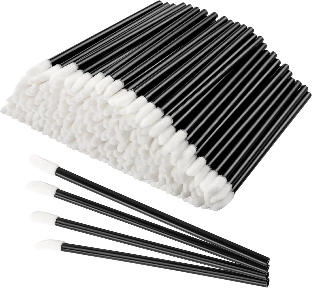 Lippenpenselen 400 stuks - Wegwerp applicator - Zachte borstelharen - Perfecte lippen make-up - ShopVlot