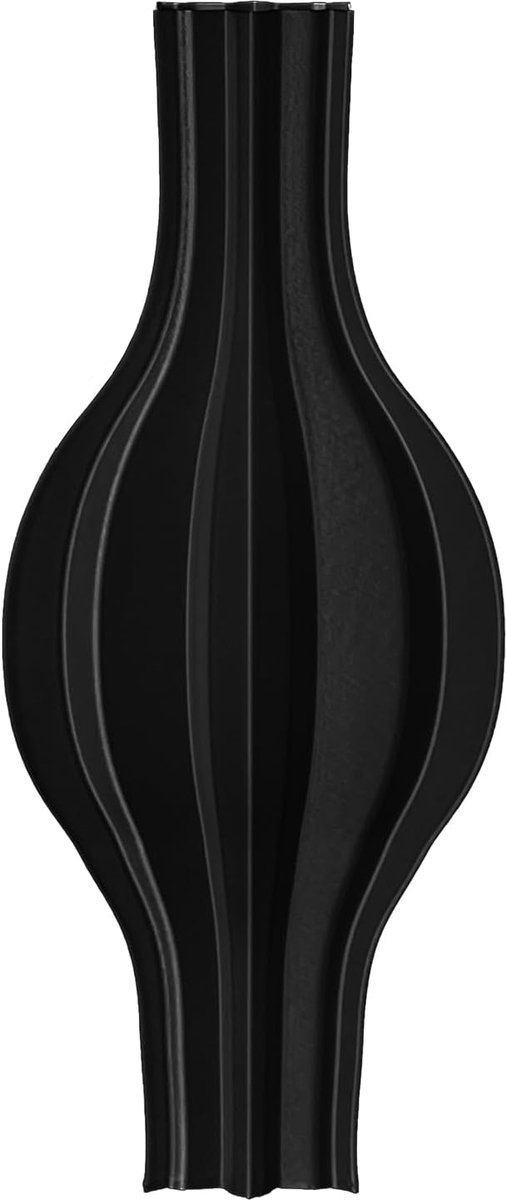 Bryn Vase Decoration, Modern PLA, 3D Printing Technology, Vase, Black Pampa, Flowers, Dried Flowers, Decoration for - ShopVlot