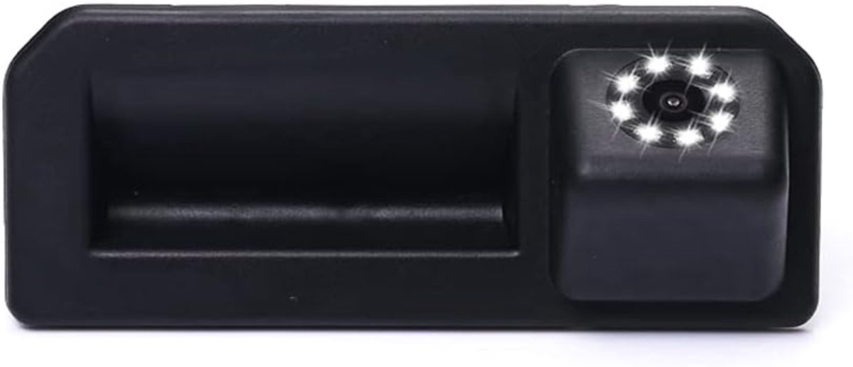 8 LEDs Night Vision: High Quality Rear View Camera with Trunk Handle and Switch, Waterproof Wide Angle Replacement for - ShopVlot