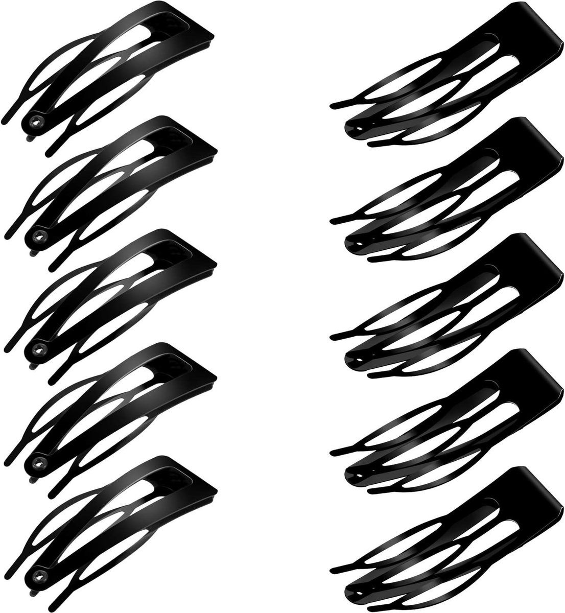 Haarclips 24pcs - Dubbele klauwontwerp - Metalen haarclips - Ideaal voor haarstyling - ShopVlot