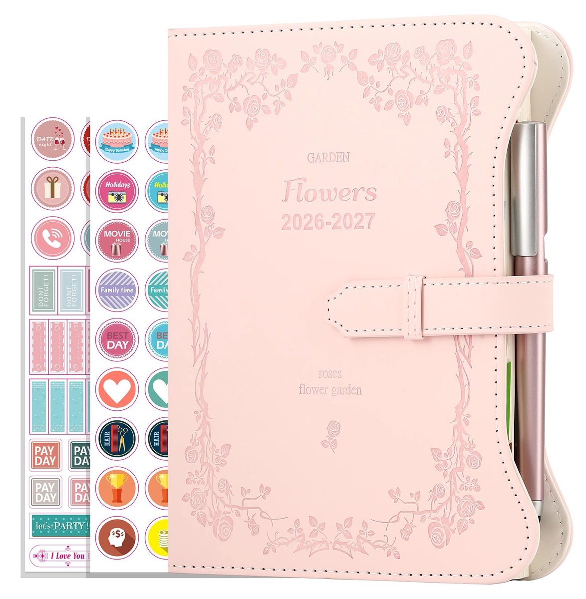 Solidchoice - Academisch Dagboek 2026-2027 A5 - Planner met Pen en Sticker