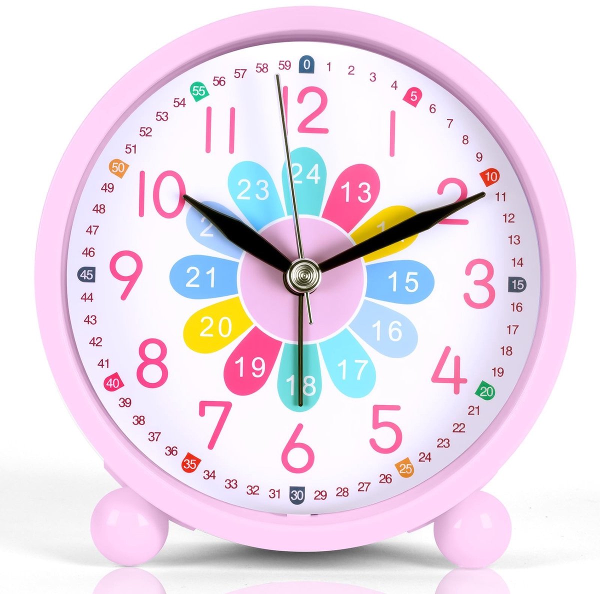 Solidchoice - Kids Alarm Clock met Analog Display en Tikkend Geluid