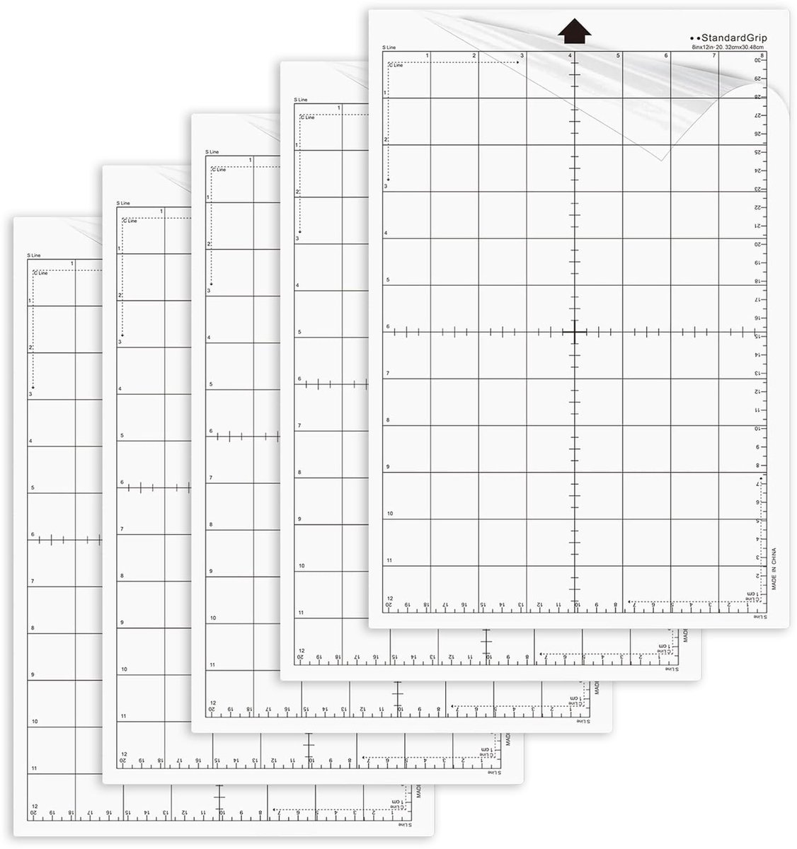 Solidchoice - Set van 5 Vervangende Snijmatten voor Plotter