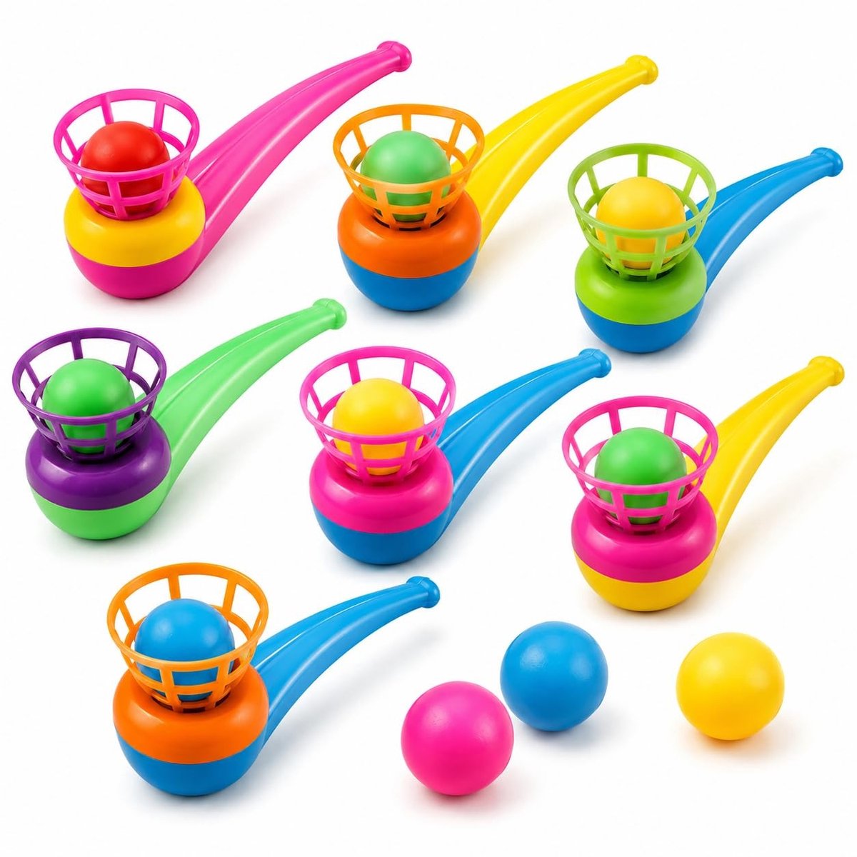 Solidchoice - Set van 15 Vloeiende Ballen voor Feesten en Spelletjes