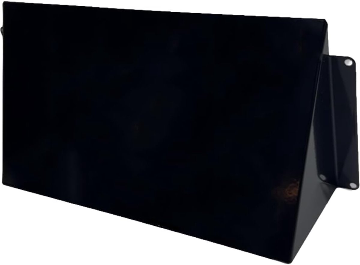 Ventilatierooster 250 mm x 120 mm - Antraciet metaal - Weerbestendig - Ideaal voor afzuigkap - ShopVlot