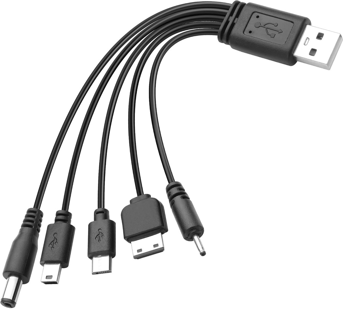 Oplaadkabel 1 naar 5 - multifunctioneel - universele stroomkabel - ideaal voor oude apparaten - ShopVlot