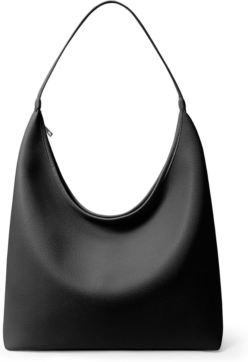 Tote bag vrouwen hobo - vintage vegan leer - met rits - ideaal voor dagelijks gebruik - ShopVlot