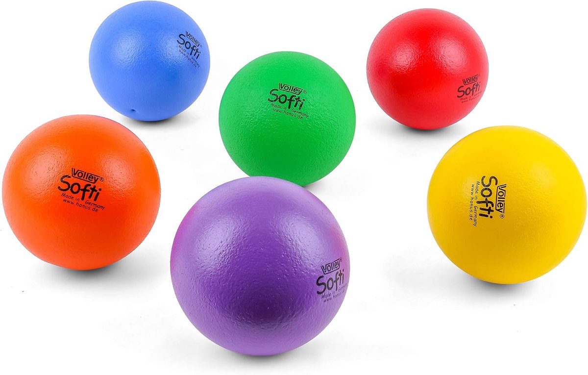 Softbal 65 gram - PU coating - extra zacht - ideaal voor therapie en schoolsport - ShopVlot
