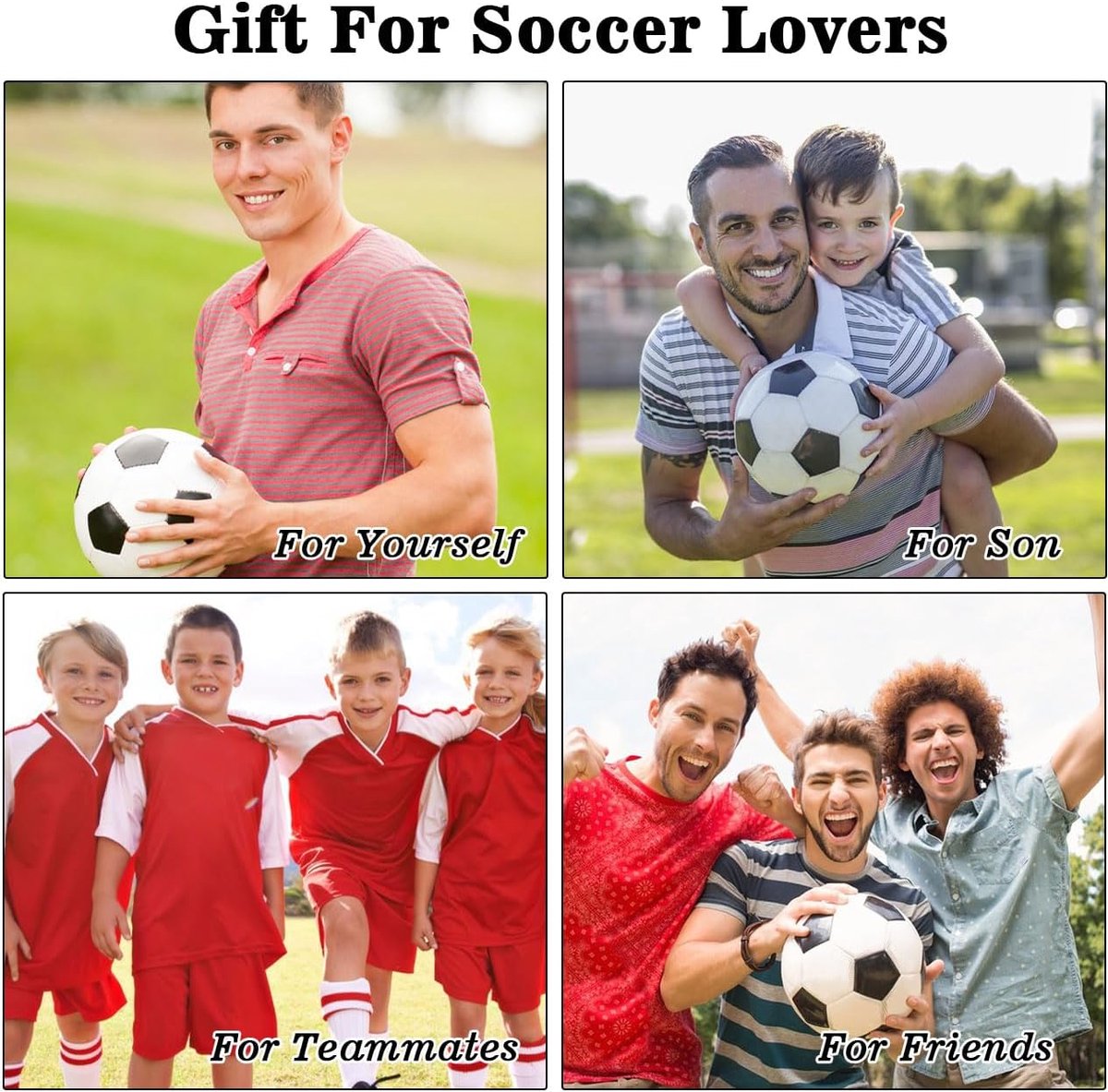 Set van 1/2 voetbalarmbanden voor kinderen - verstelbare vriendschapsarmbanden - geweven ontwerp - ShopVlot