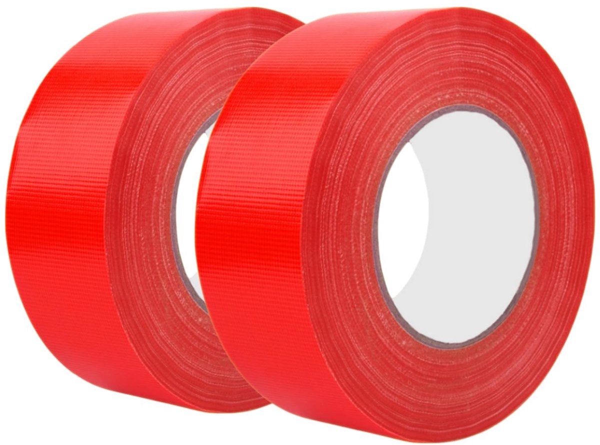 Solidchoice - Duct Tape in Rood 2 Rollen van 30mm x 50m