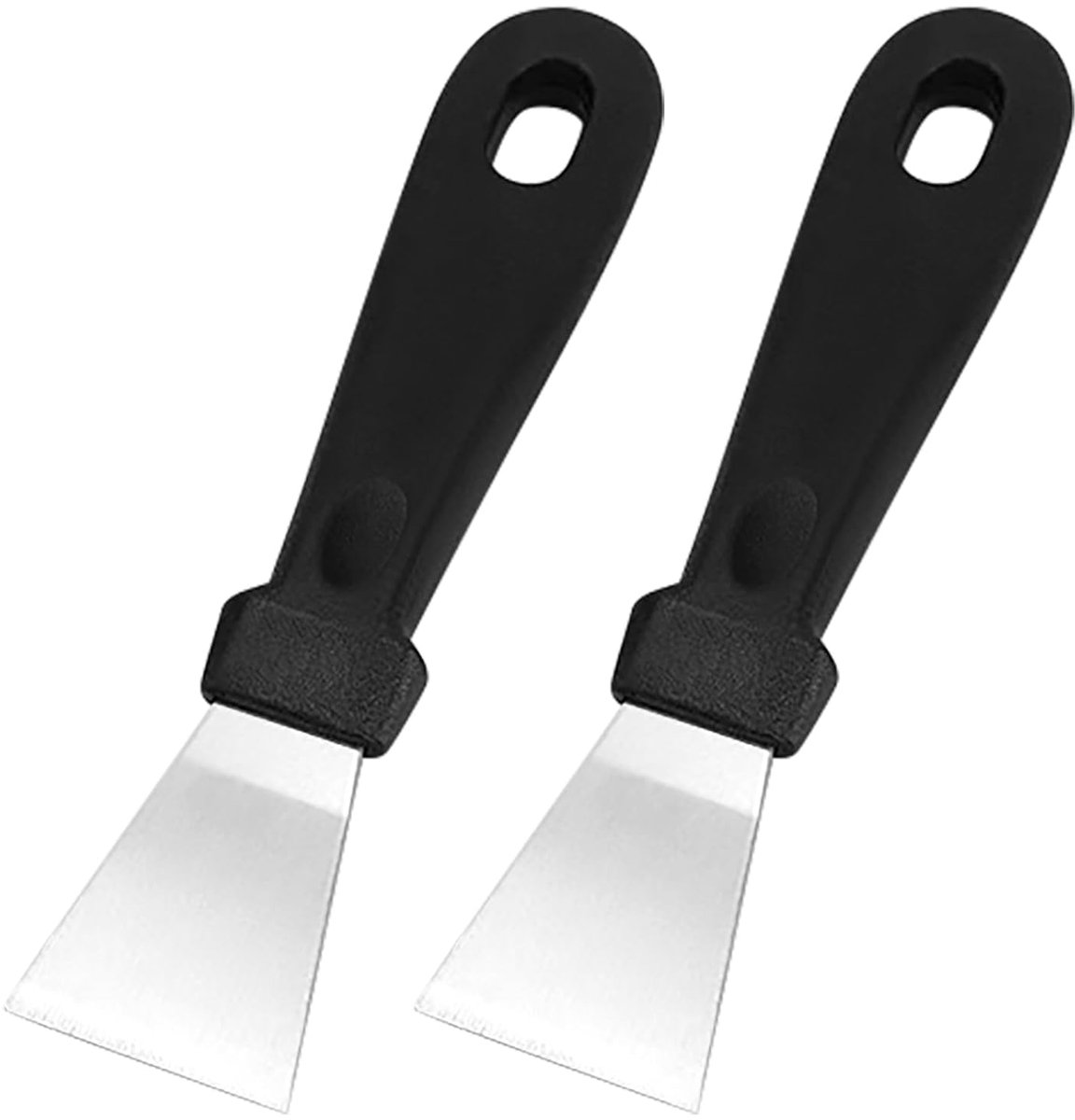 3D printer spatula set 2-delig - roestvrijstaal - comfortabele handgreep - ideaal voor resin afwerking - ShopVlot