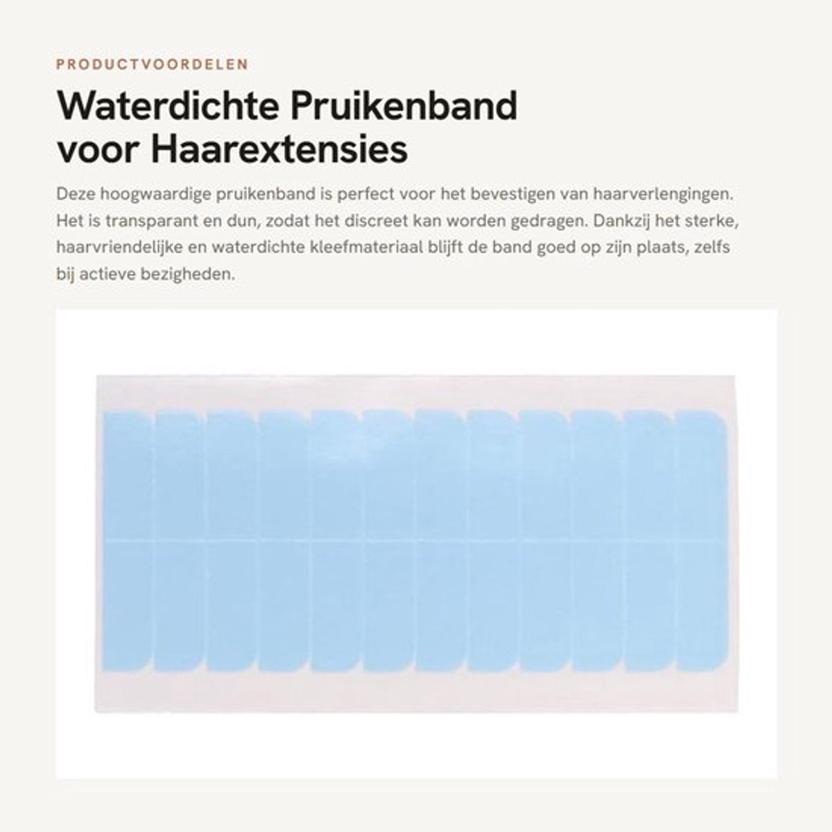 Waterdichte Pruikenband voor Haarextensies 120 stuks