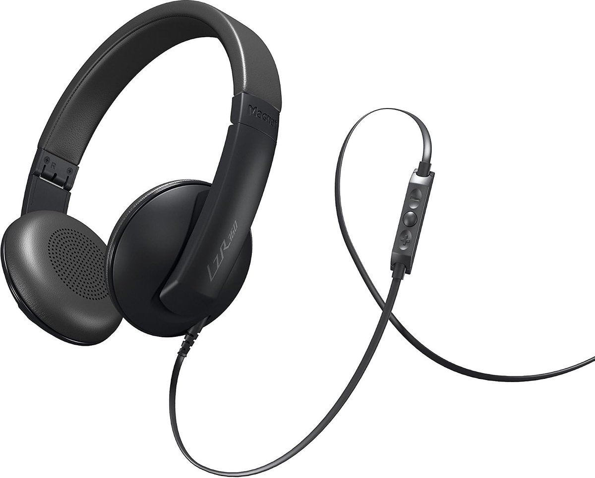 Hoofdtelefoon LZR 760 - pure black - met hardcase en accessoires - ideaal voor onderweg - ShopVlot