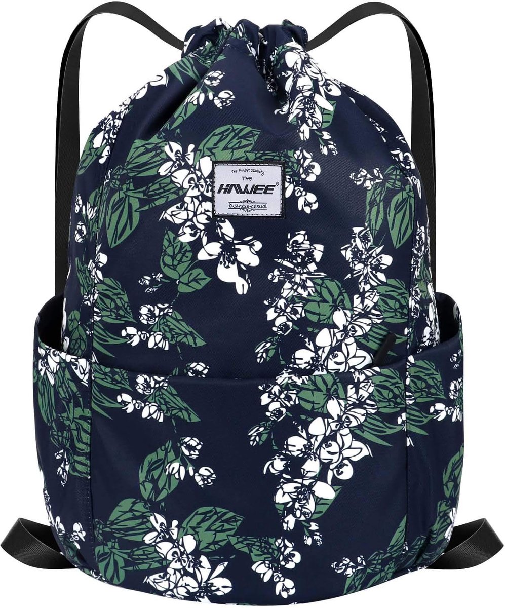 Waterproof Casual Drawstring Backpack Large Sports Bag Gym Bag Unisex Women Men Everyday Outdoor Yoga School Beach - ShopVlot