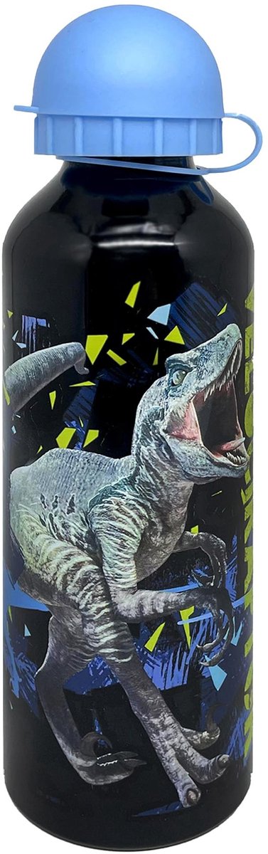 Solidchoice - Dinosaurus Velociraptor Aluminium Drinkfles 500ml voor Kinderen