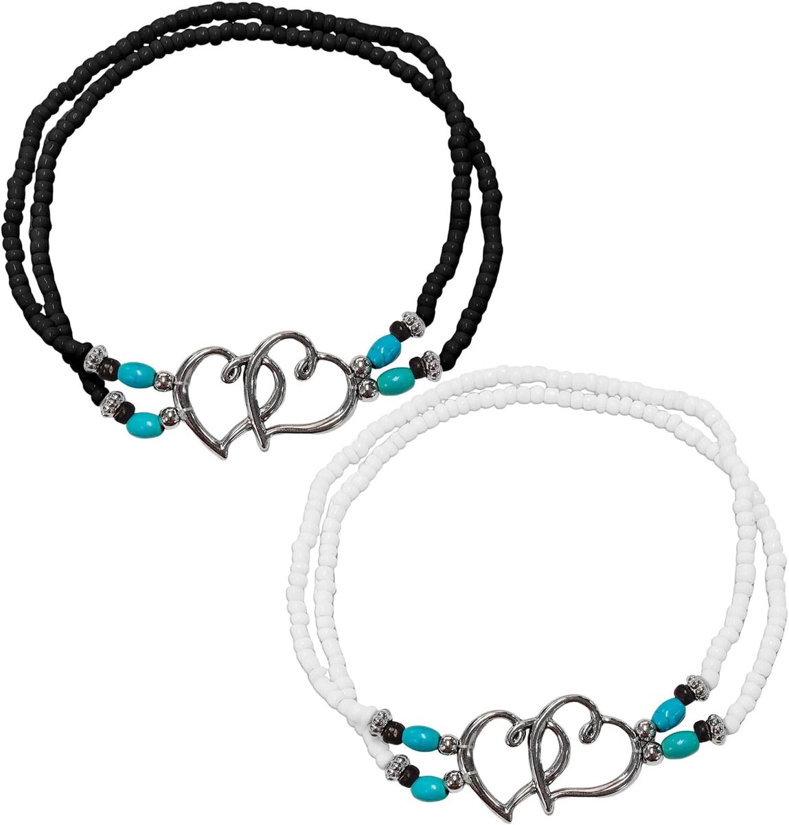 2 Stuks Liefdes Lichamen, Sieradenstijlen In De Boho -Stijl, Eenvoudige En Veelzijdige Sieraden, Modieuze En - ShopVlot