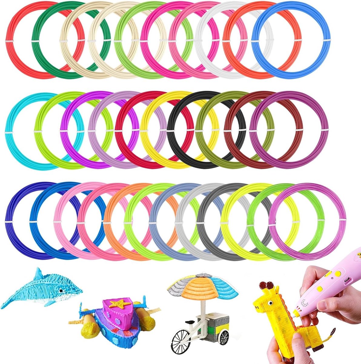 3D-pen filament PLA 1,75 mm 4D print pen filament - ShopVlot