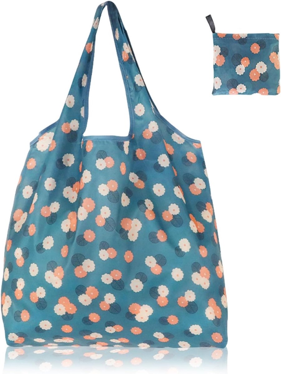Foldable shopping bag in bag, large shopping bag, large, everyday bag, fabric bag, reusable, shopping bag, foldable - ShopVlot
