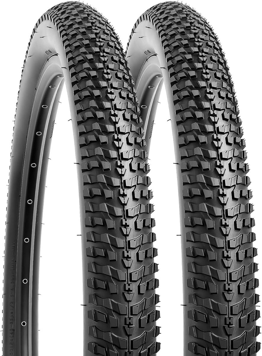 YUNSCM 2-PCS 29-inch Mountain Bicycle Tires 29x2.30/58-622 Compatible with 29x2.25 29x2.30 29x2.35 Bicycle Tires - ShopVlot