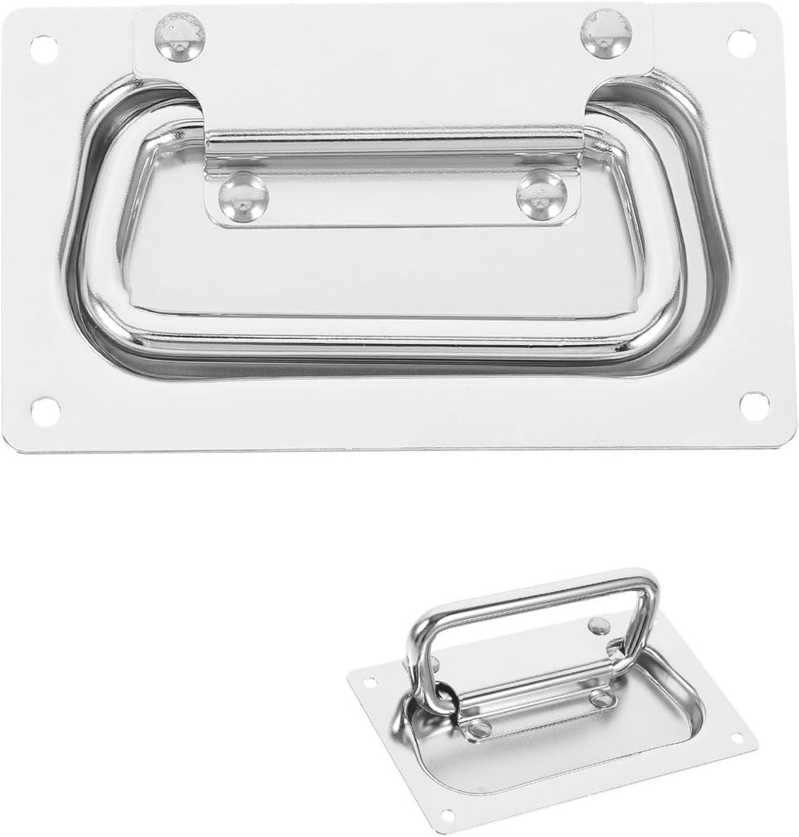 Roeststaal ingangreep, 1 stuk bodemhever, verborgen Flush Hatch Grip voor kasten & sloten, Griffmulde voor boot - ShopVlot