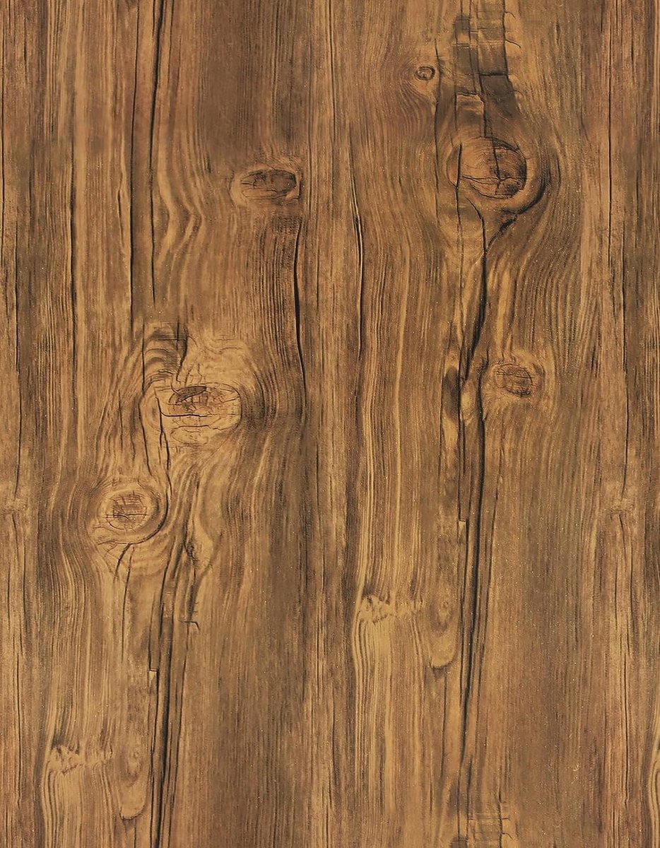 Timeet Furniture Film Wood Look 60 x 1000 cm Adhesive Film Wood Oak Wallpaper Self-Adhesive Decorative Film Wood Grain - ShopVlot