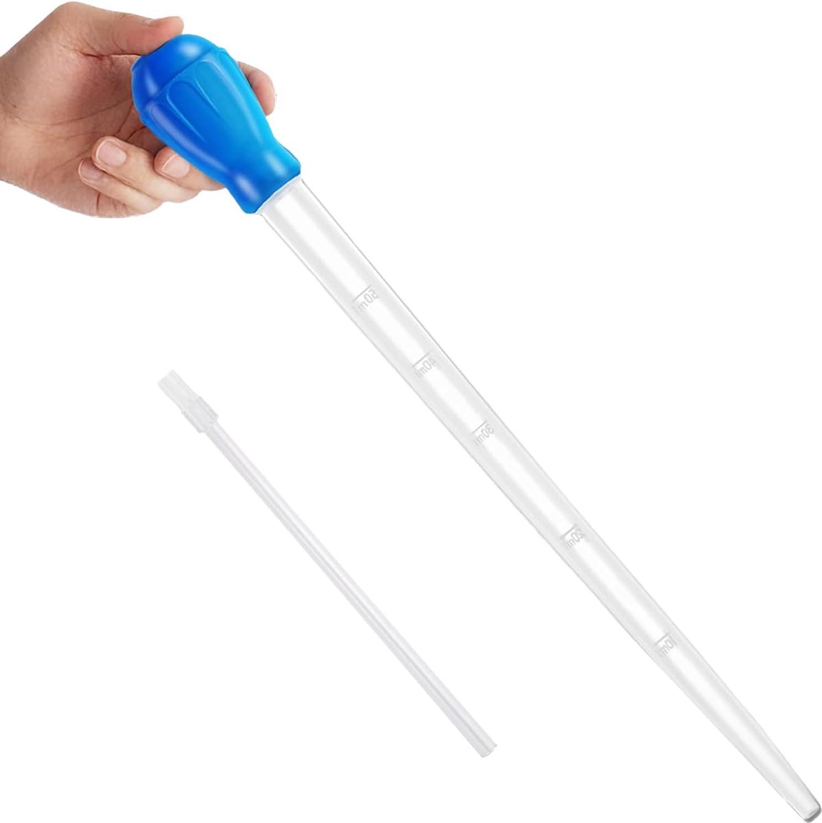 Aquariumspuit 70 cm - waterwisselsifon - lange verlenging - voor gerichte verzorging - ShopVlot
