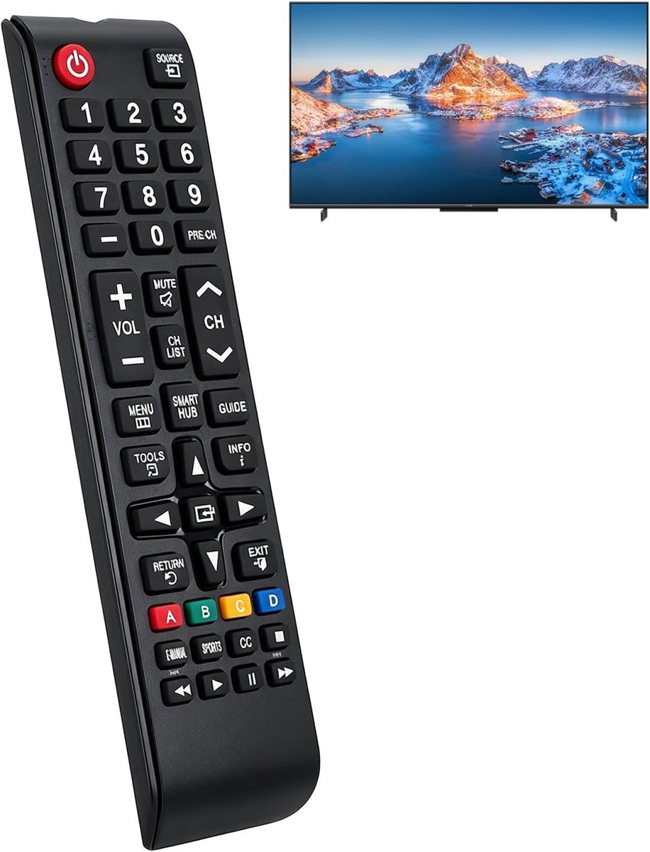 Universele afstandsbediening - compatibel met alle Sam Sung tv-modellen - werkt zonder configuratie - ShopVlot