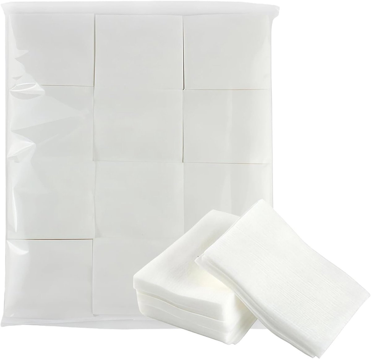 Make-up remover pads 1200 stuks - Lintvrije katoen - Zacht en comfortabel - Ideaal voor huidverzorging - ShopVlot