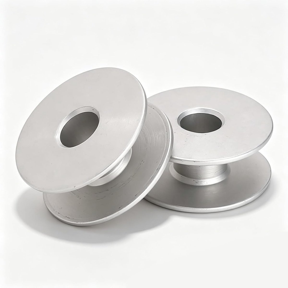 100 Stuks Aluminium Naaimachine Spoelen, 20.8mm Metalen Spoelen voor Naaien, Accessoires voor Naaimachine en Creatief Werk