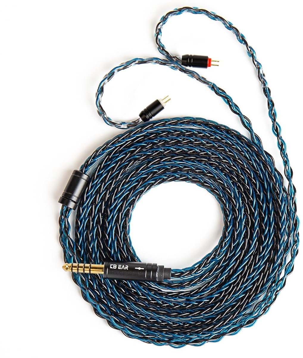 IEM Kabel 2M - Verlengd - Zilver Geplated - Hoogwaardige Geluidskwaliteit - ShopVlot