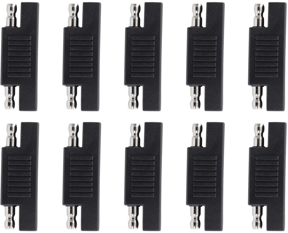 SAE naar SAE Reverse Polarity Adapter - 2 Pin Stekker - Robuust en Duurzaam - Eenvoudige Polarity Omkering - ShopVlot