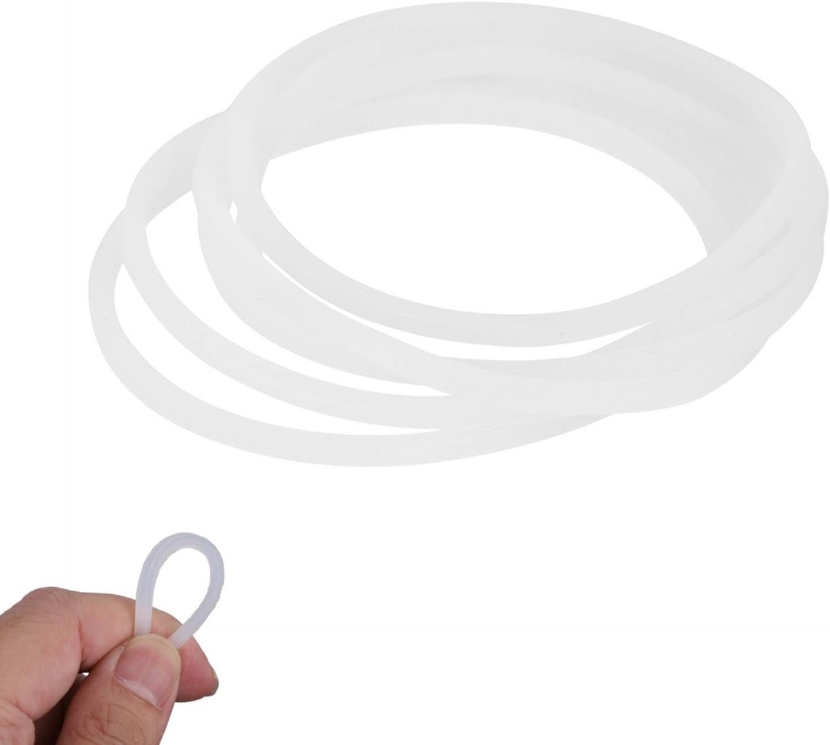 3/6 Pcs Rubber Sealing Tapes, Flexible Mixer Replacement, O Band Replacement for Juicer Mixer Bullet Flat Cross Blade - ShopVlot