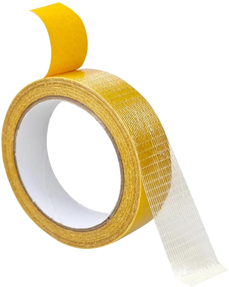 Transparent Double-Sided Adhesive Tape, 25 mm x 10 m, Strong Adhesive Without Residue, No Sewing/Ironing - ShopVlot