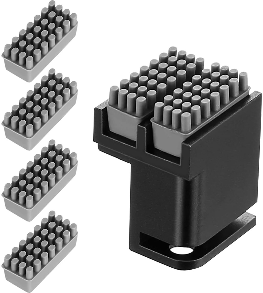 1pc for Panda Brush XP + 4pcs Nozzles, Silicone Mouthpieces for Bamboo Lab P1S/P1P/X1C/X1E 3D Printer Accessories - ShopVlot