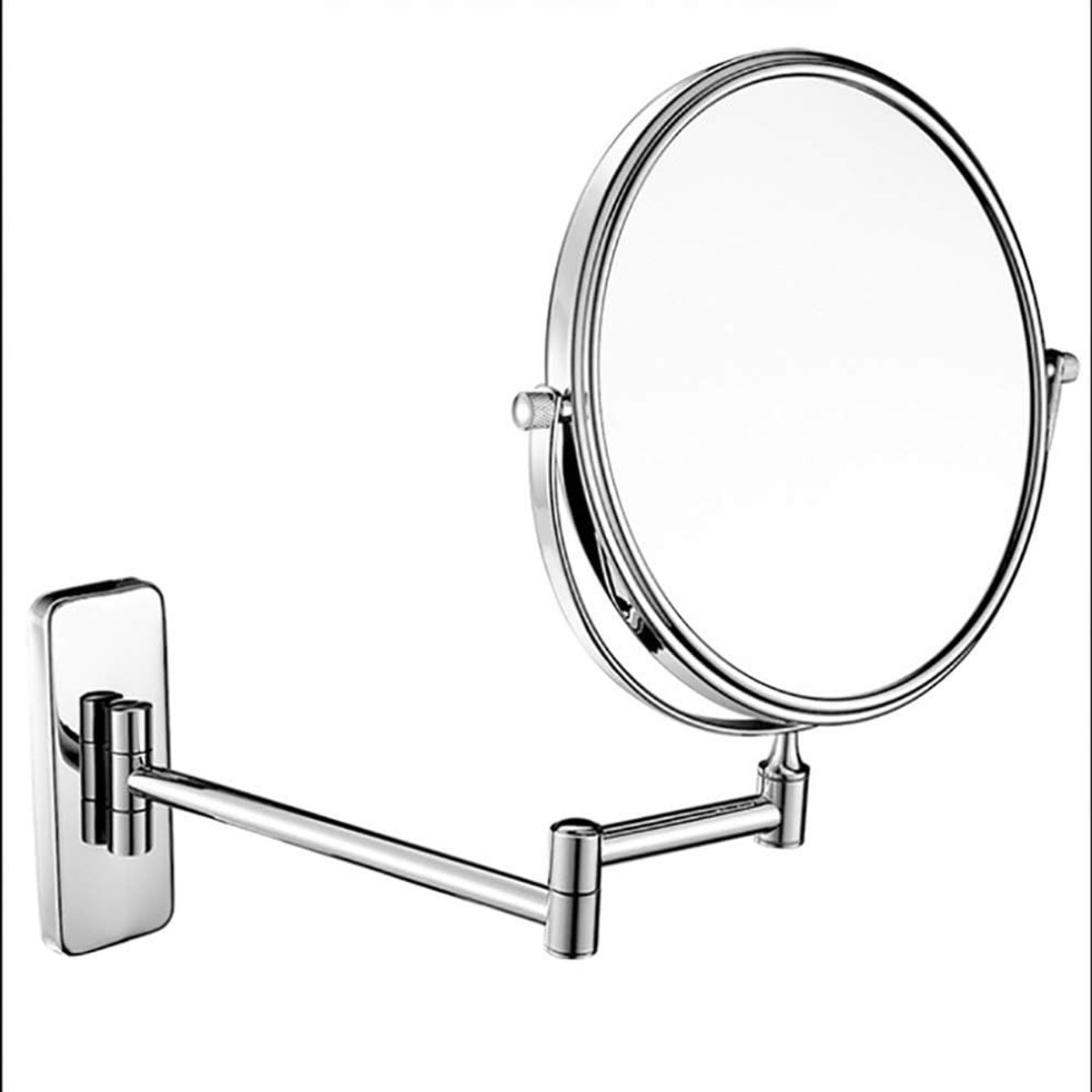 Makeup spiegel - rond - messing frame - 360° draaibaar - ideaal voor perfecte make-up - ShopVlot