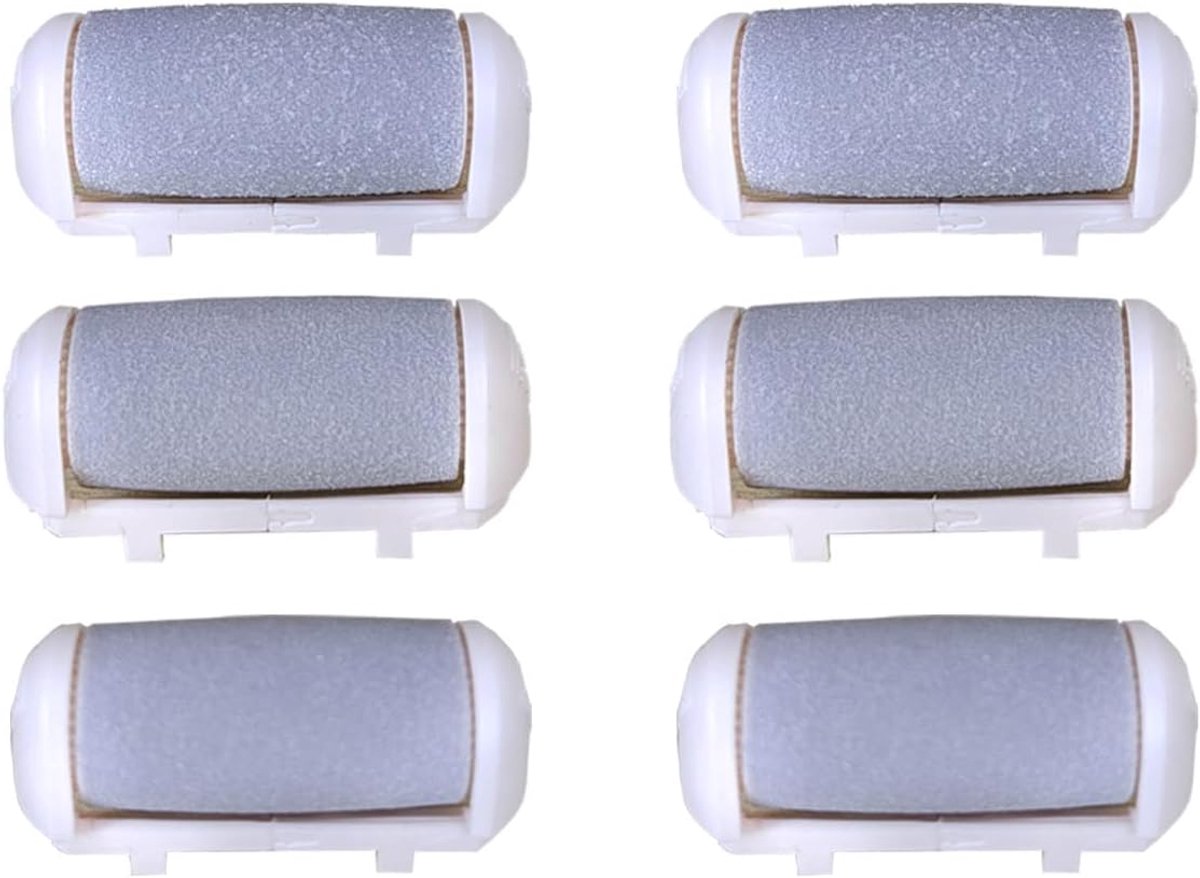 Pack of 6 Replacement Rollers Refill Heads for YONGYAO Electric Foot Callus Remover, Pedicure Foot File Attachments - ShopVlot