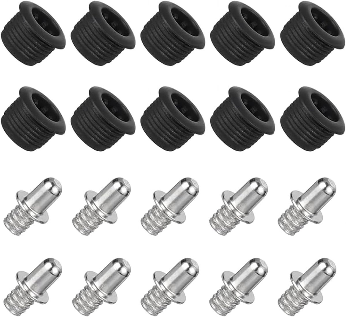 Speaker Grill Guides, 10 Pairs Speaker Grill Peg Kit Set Speaker Buckles Push Buttons, Plastic and Metal Push Button - ShopVlot