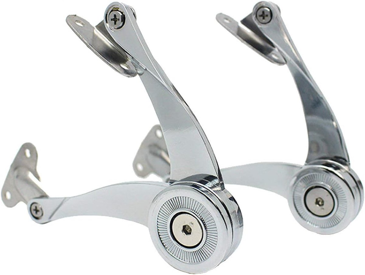 Flip Cover Brackets with Soft-Close Set, Opening Angle 75, 90, 110°, Pack of 2 - ShopVlot
