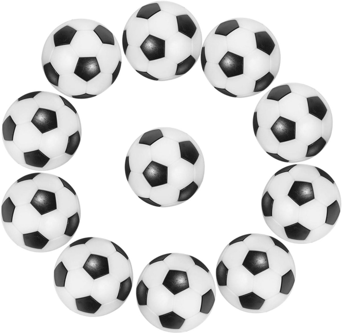 Tafelvoetbal Ballen - Vervangingsballen Mini Voetbal - Spel Entertainment - Duurzaam Hars Materiaal - 3.20CM - Diverse kleuren