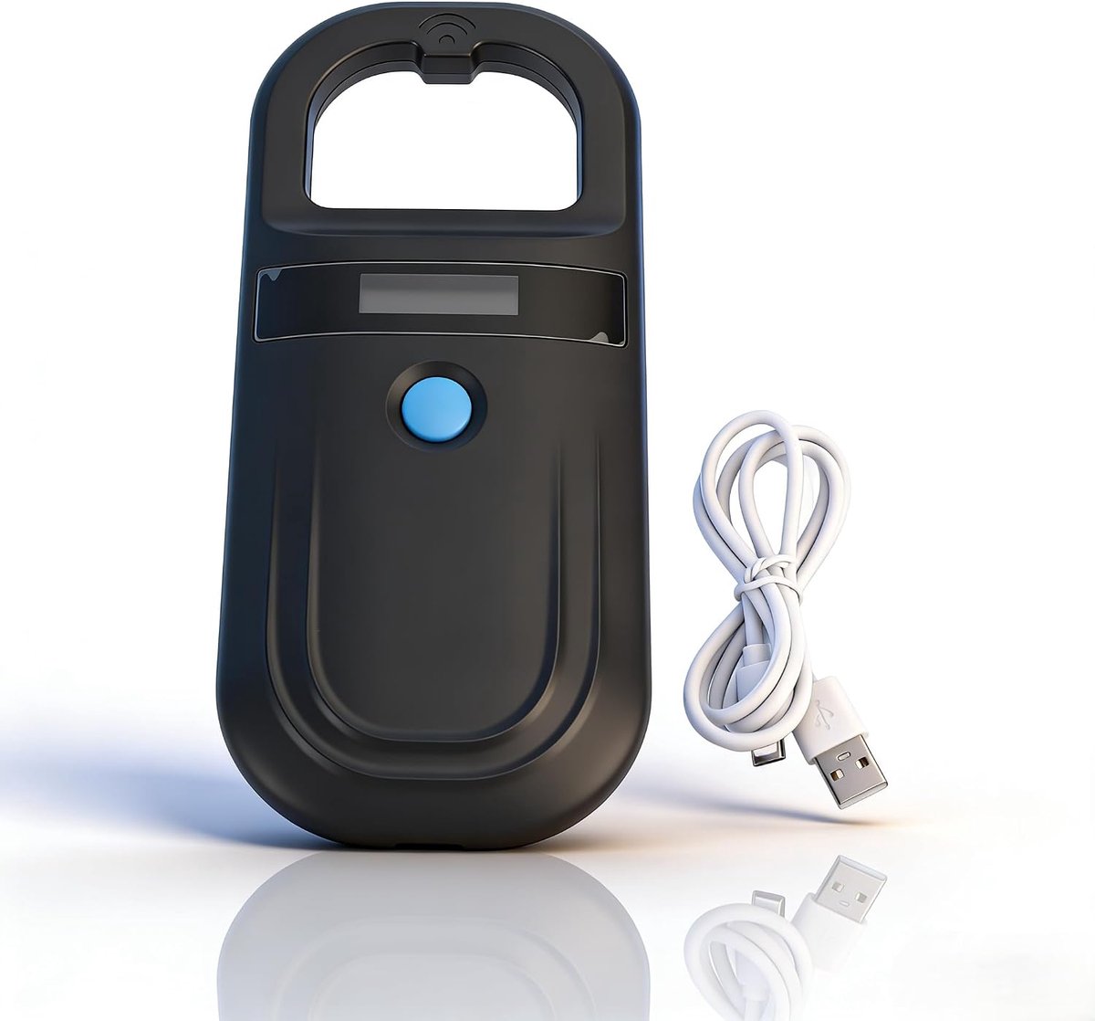 Draagbare dieren ID lezer - 134.2kHz microchip scanner - Bluetooth transmissie - ideaal voor huisdieren en vee - ShopVlot