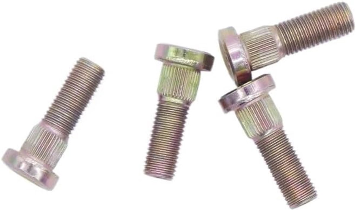 Wielvelg Hub Staafbouten M10 x 1.25 x 32mm - 4 Stuks - Duurzaam Staal - Perfect voor ATV en Go Kart - ShopVlot