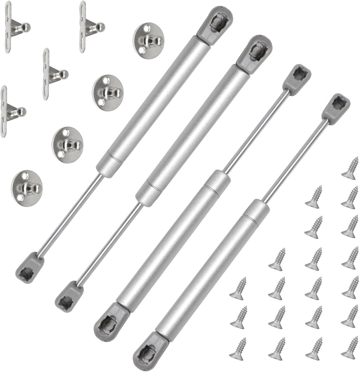 Gasveren 40 N/4 kg - Set van 4 - Drukdemper - Voor soft close kastdeuren - ShopVlot