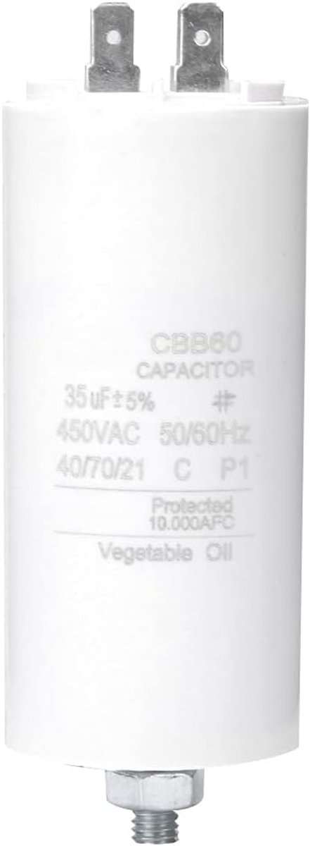 CBB60 Motor Capacitor 35µF - 450V AC - Startcapaciteit - Voor wasmachine en waterpomp - ShopVlot