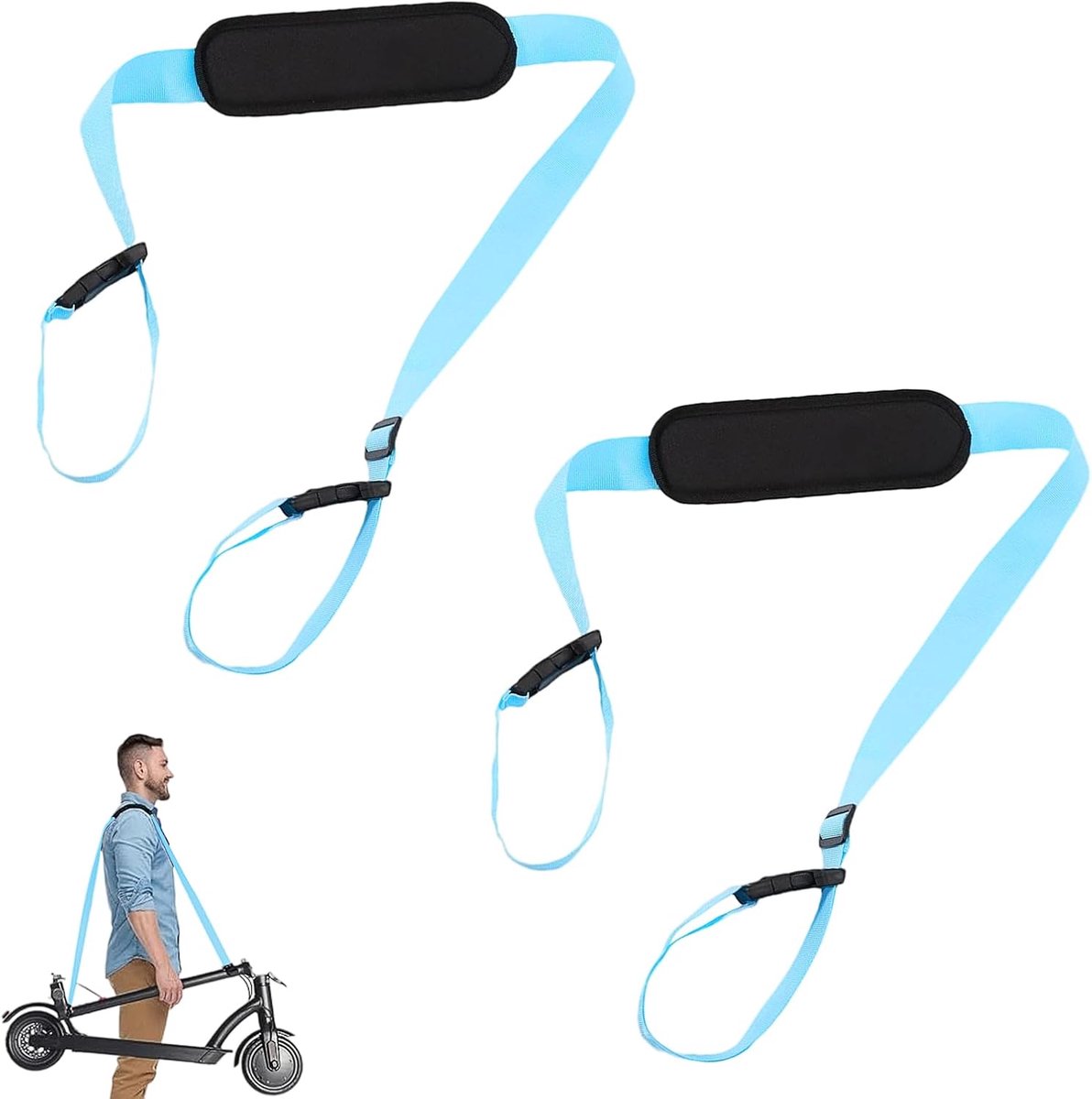 Balance fietsdrager 2 stuks - verstelbare draagriem - antislip - ideaal voor wandelen - ShopVlot